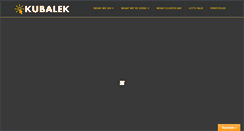 Desktop Screenshot of kubalek.com